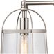 Merrick 2 Light 17 inch Satin Nickel Vanity Light Wall Light