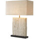 Hathor 30.71 inch 40 watt Sandstone with Brushed Brass Table Lamp Portable Light