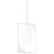 Enzo 1 Light 7.25 inch Gesso White Pendant Ceiling Light