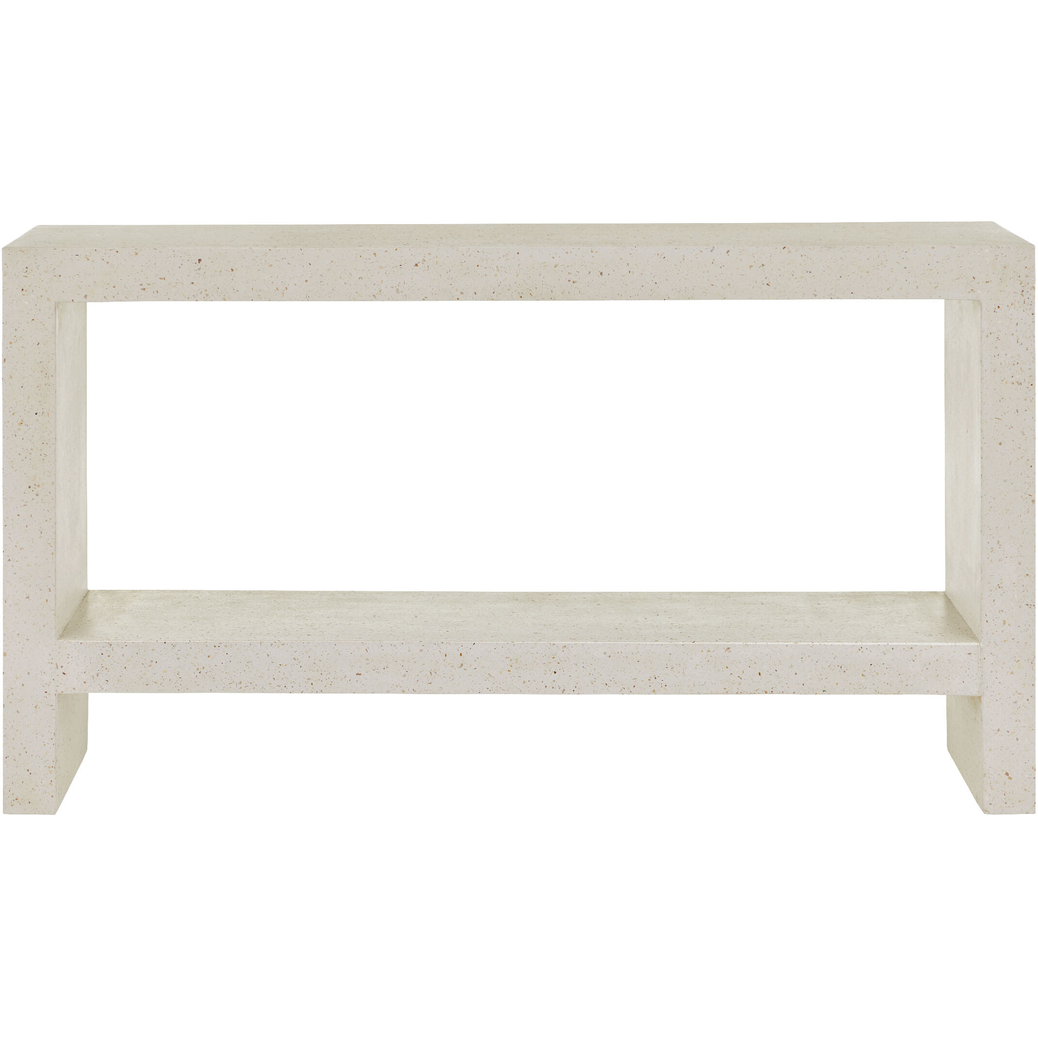 Carson 60 inch Ivory Terrazzo Console Table