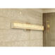 Divinely LED 3 inch Celeste Brass ADA Wall Sconce Wall Light