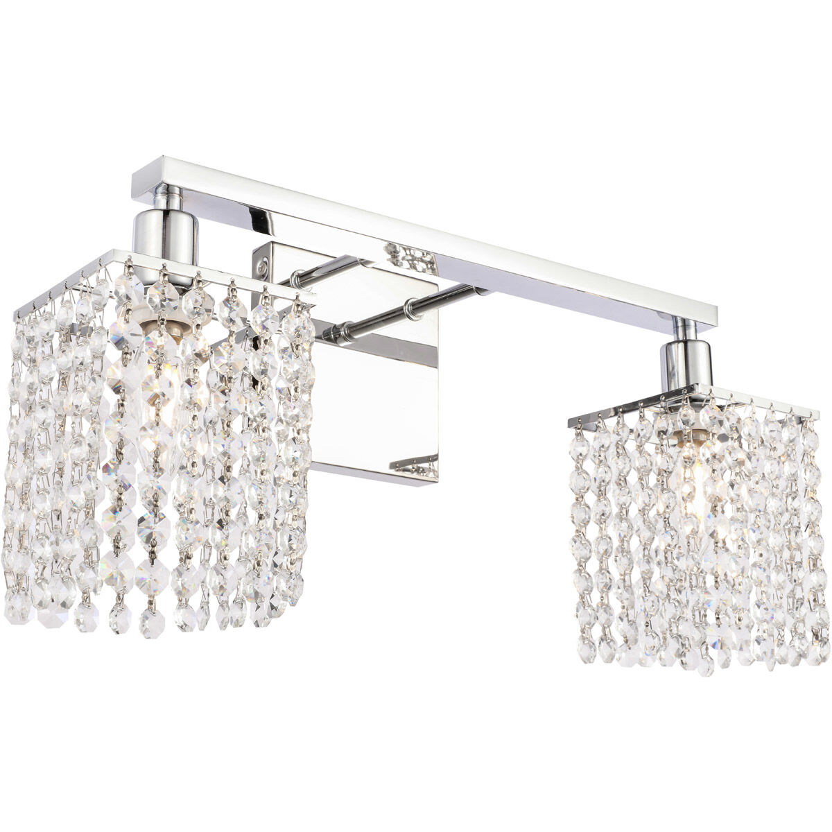 Adams 2 Light 18 inch Chrome Wall sconce Wall Light