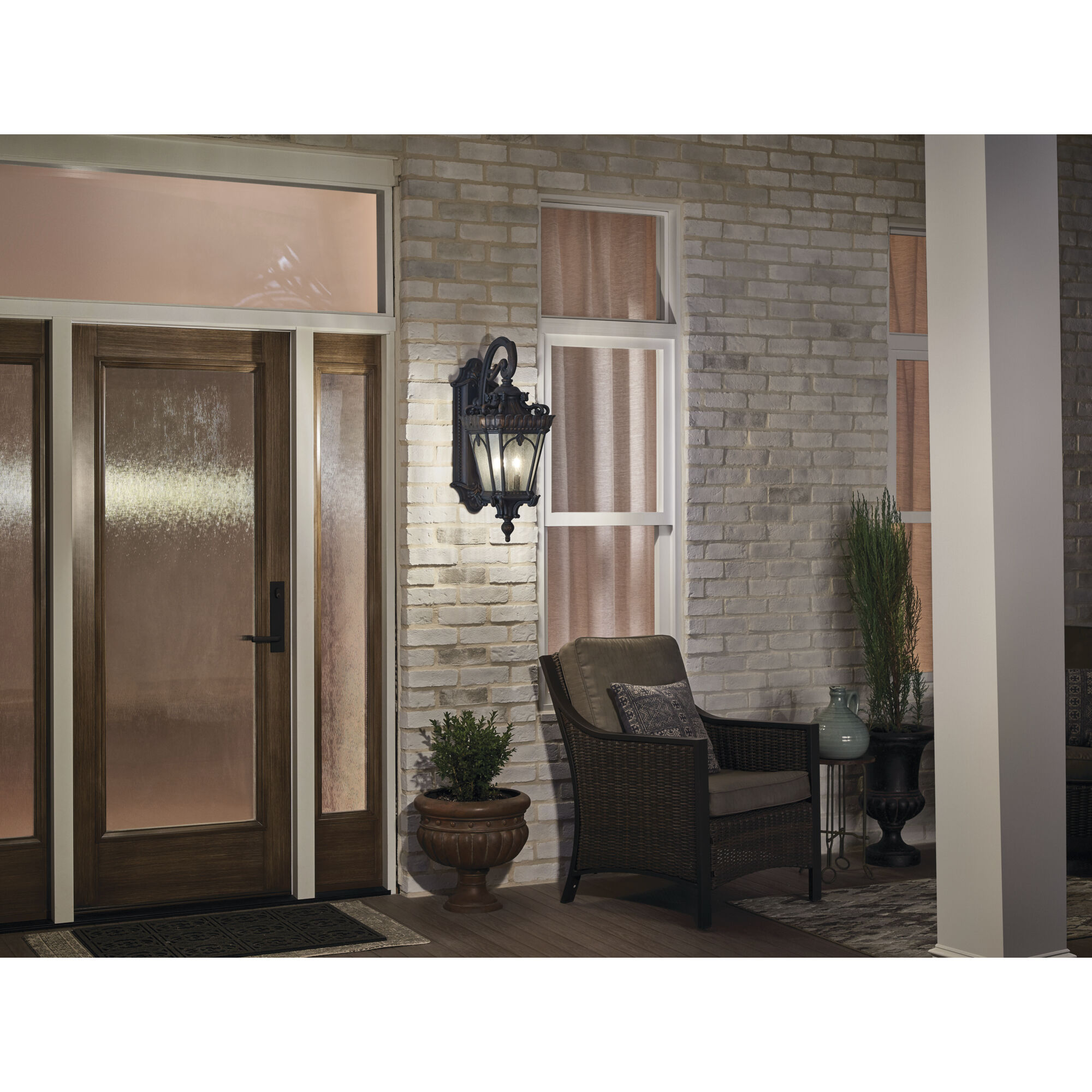 Tournai 4 Light 30 inch Londonderry Outdoor Post Lantern