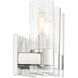 Vernon Place 3 Light 18 inch Chrome Bath Light Wall Light