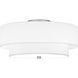 Prewett 2 Light 16 inch Brushed Nickel Semi-Flush Mount Ceiling Light