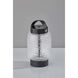 Cassius 7.75 inch 2 watt Black Finsh and Black Leather Cordless LED Table Lantern Portable Light