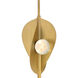 Pod LED 8.25 inch Legacy Brass Pendant Ceiling Light
