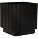 Povera 20 X 20 inch Black Nightstand