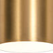 Tyke 1 Light 4 inch Satin Brass Pendant Ceiling Light