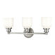 Windham 3 Light 22.5 inch Polished Nickel Bath and Vanity Wall Light