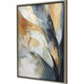 Rhythms of Flow Blue and Orange and White Canvas, Propac