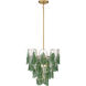 Verla Crest 5 Light 18 inch Legacy Brass Pendant Ceiling Light