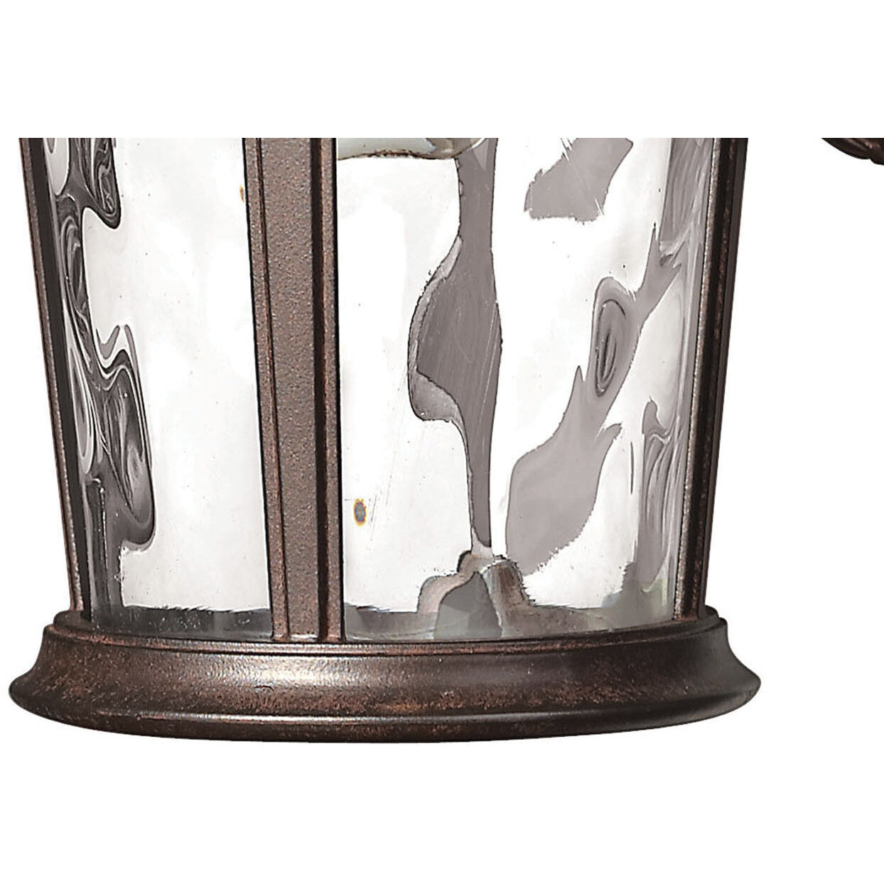 Estate Series Windsor Outdoor Wall Mount Lantern in River Rock, Small