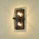 Aenon 2 Light 6.25 inch Matte Black Wall Sconce Wall Light