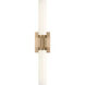 Coles LED 24 inch Satin Brass Vanity Light Wall Light