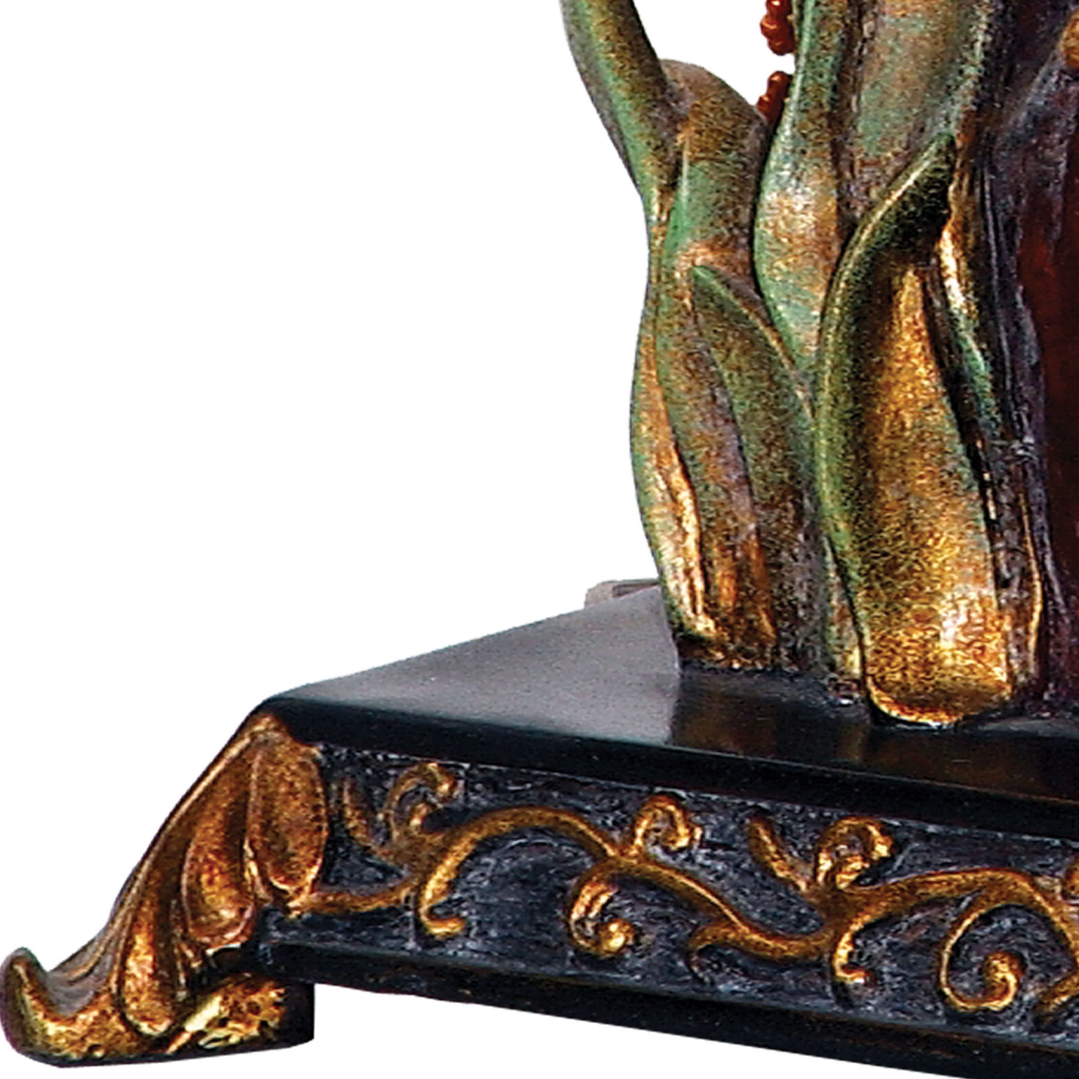 Sleeping King Frog 12.25 inch 15 watt Multicolor Table Lamp Portable Light