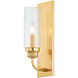 Halifax 1 Light 4.25 inch Aged Brass Wall Sconce Wall Light
