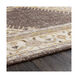 Luella 102 X 66 inch Camel/Light Gray/Medium Gray/Dark Brown/Ivory Rugs, Wool