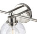 Julian Vanity Light Wall Light in Polished Nickel