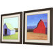Homestead Barn Multi and Blue and Green and Red Framed Art