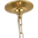 Canada 4 Light 18 inch Antique Brass Chandelier Ceiling Light