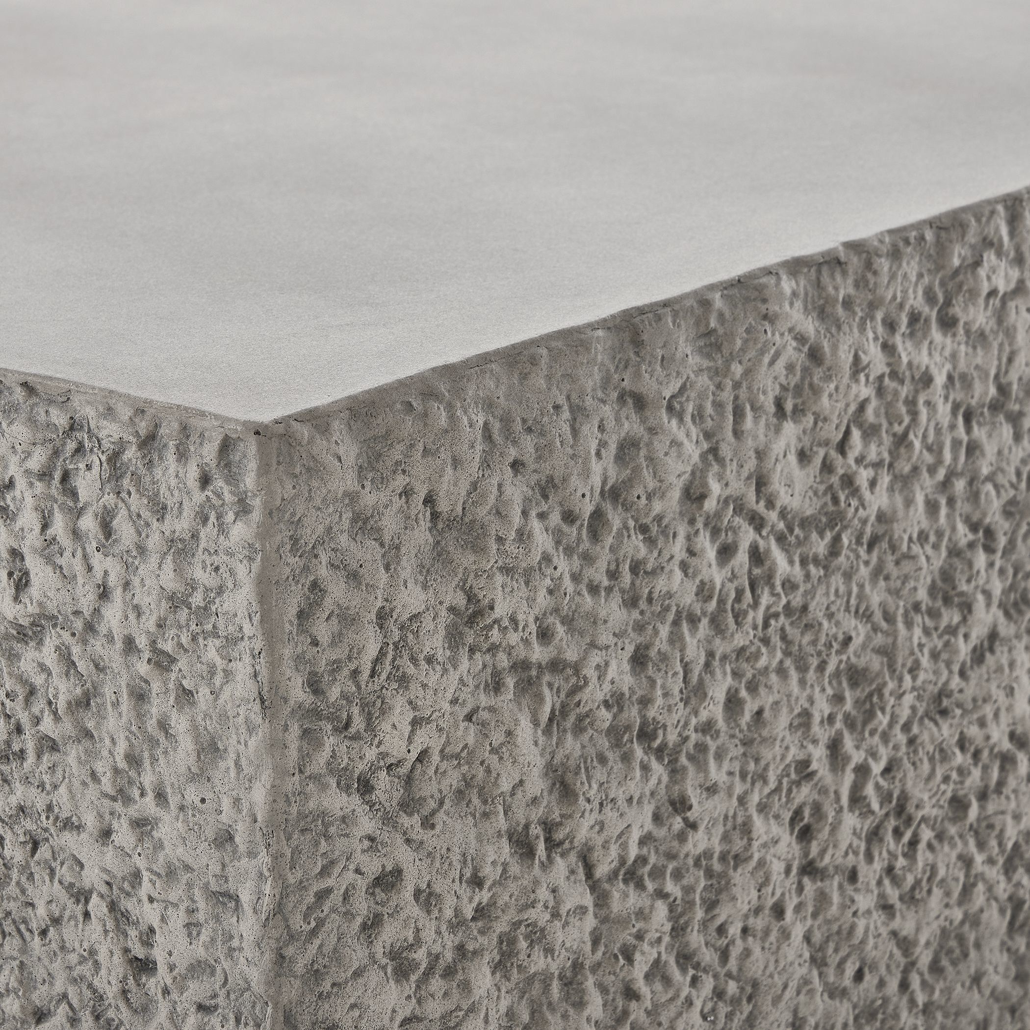 Hesston 48 X 15 inch Concrete Outdoor Coffee Table