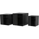 Gropius Cubes 51 X 20 inch Matte Black Console