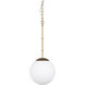 Edie 12 inch Gold Pendant Light Ceiling Light