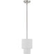 Claremont 1 Light 7 inch Brushed Nickel Mini Pendant Ceiling Light