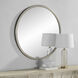 Oltimo 40 X 40 inch Matte Satin Nickel Wall Mirror