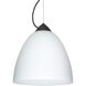 Vila 1 Light Black Cord Pendant Ceiling Light