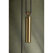 Plummet LED 18 inch Patina Brass/Soft Sand Pendant Ceiling Light