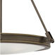 Collier 4 Light 21.5 inch Light Oiled Bronze Indoor Foyer Pendant Ceiling Light