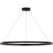 Sean Lavin Fiama LED 48 inch Matte Black Chandelier Ceiling Light, Integrated LED
