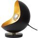 Luna Bella 13 inch 9 watt Black Accent Table Lamp Portable Light in Black and Gold