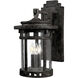 Santa Barbara DC 3 Light 16 inch Sienna Outdoor Wall Mount