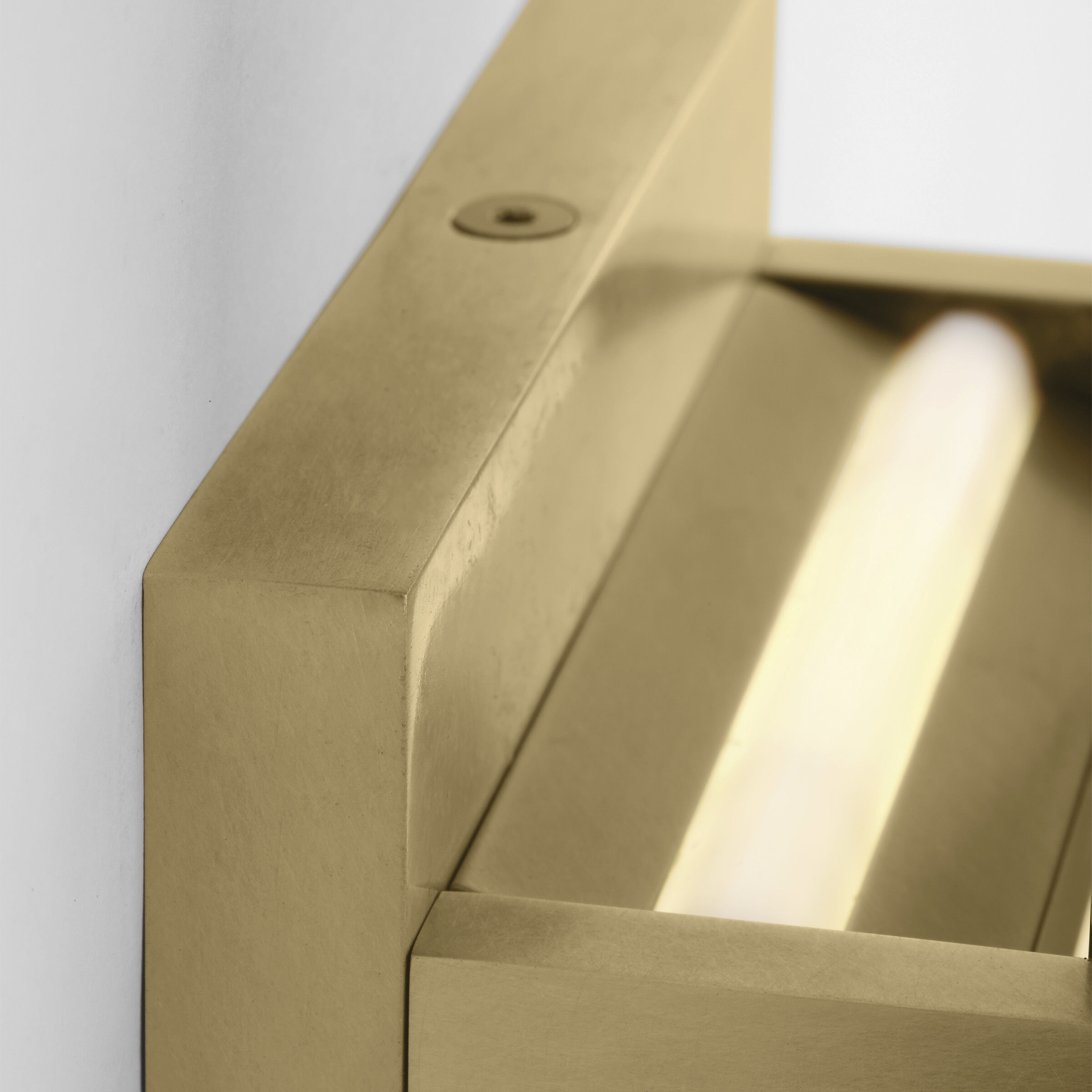 Sean Lavin Flyta LED 3.3 inch Natural Brass ADA Wall Sconce Wall Light in Transparent Smoke Glass