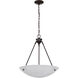 Brentwood 3 Light 22.5 inch Old Bronze Pendant Ceiling Light
