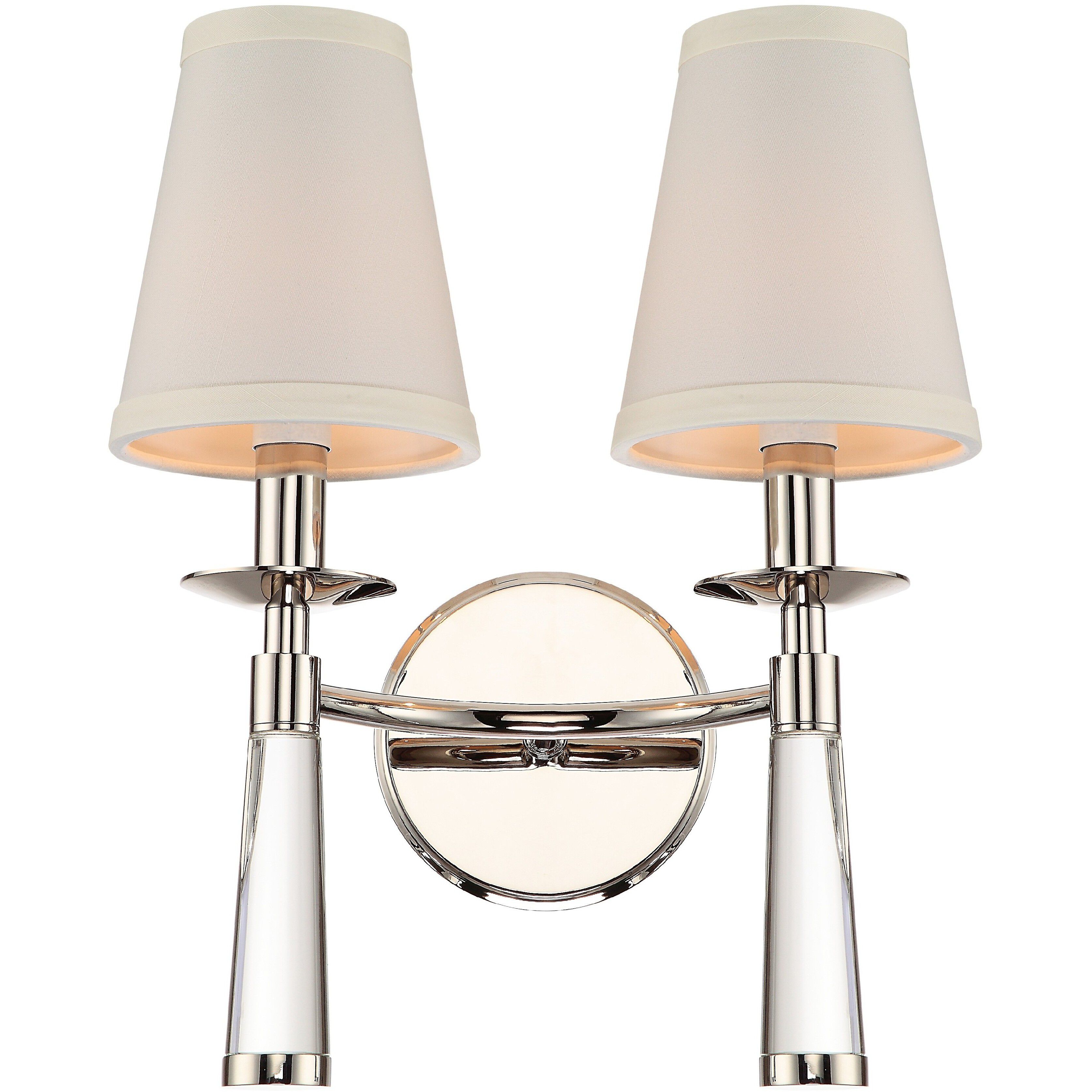 Baxter Sconce Wall Light in Polished Nickel