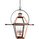 Rue De Royal 4 Light 27.5 inch Aged Copper Pendant Ceiling Light