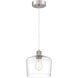 Port Nine LED 9 inch Brushed Steel Pendant Ceiling Light