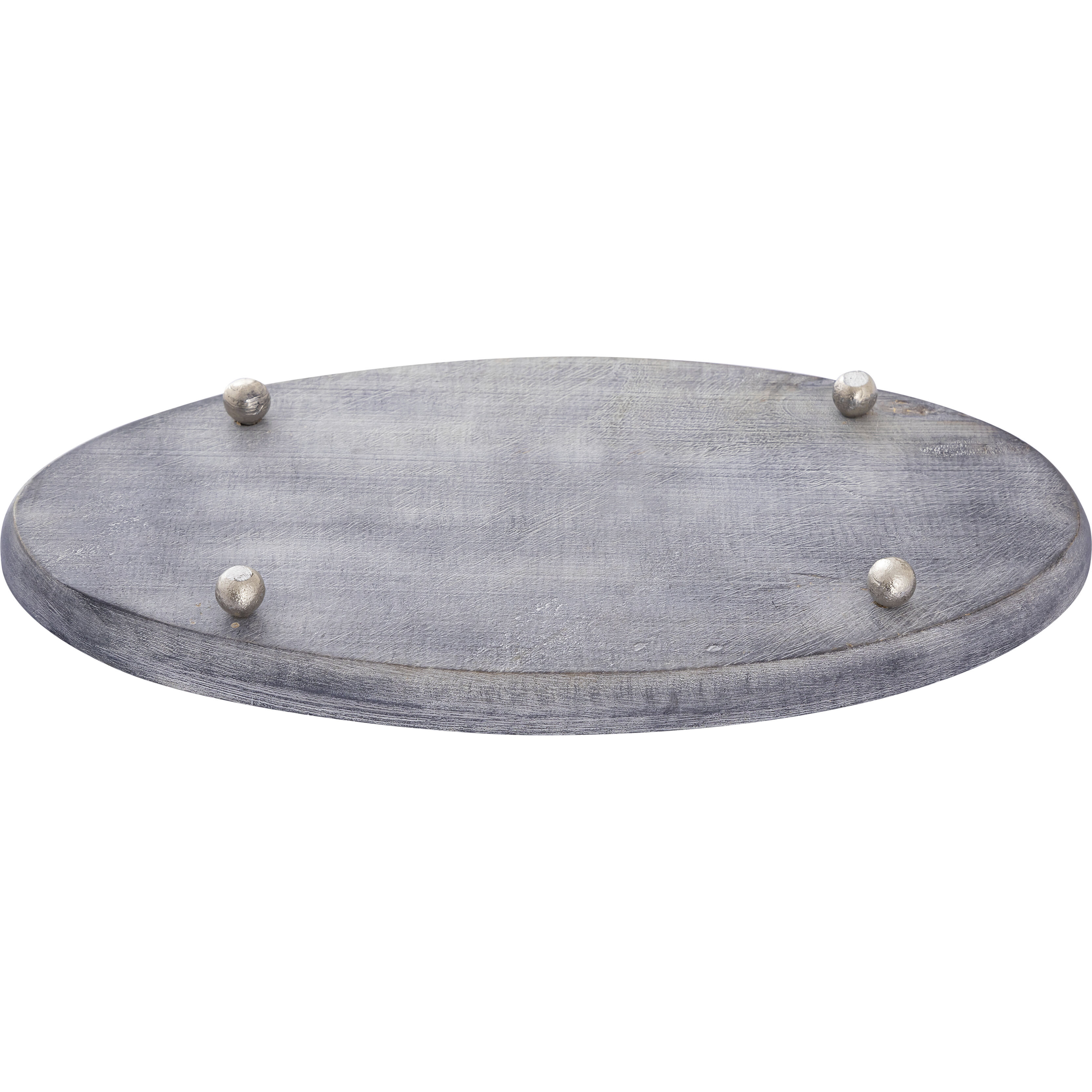Bennett Graywash with Nickel Tray