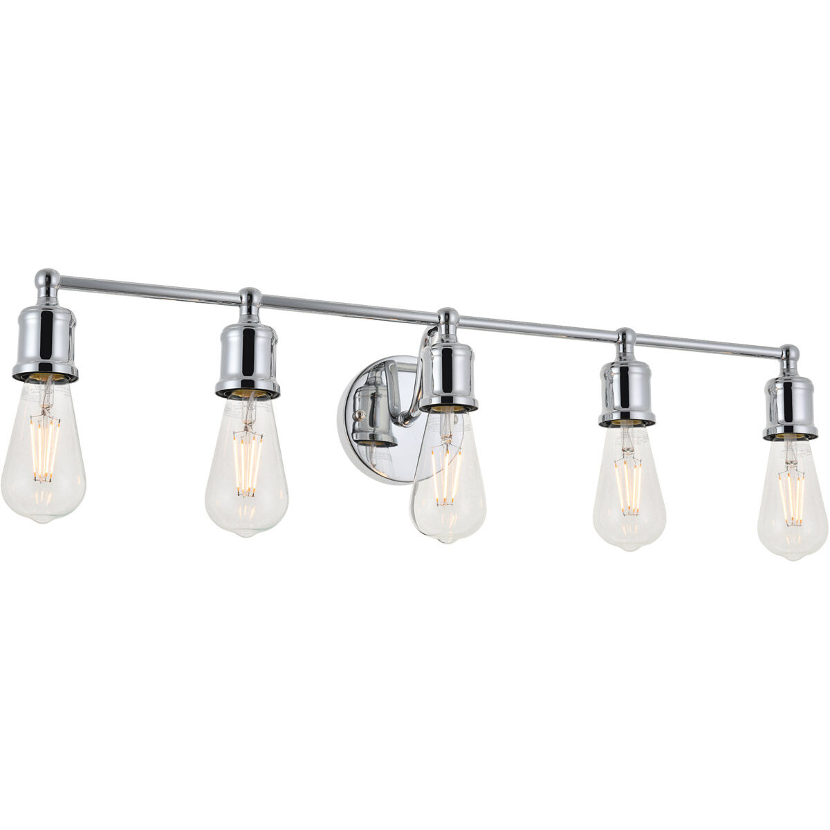 Serif 5 Light 29 inch Chrome Wall Sconce Wall Light