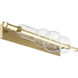 Lucent LED 40 inch Gold Vanity Light Wall Light