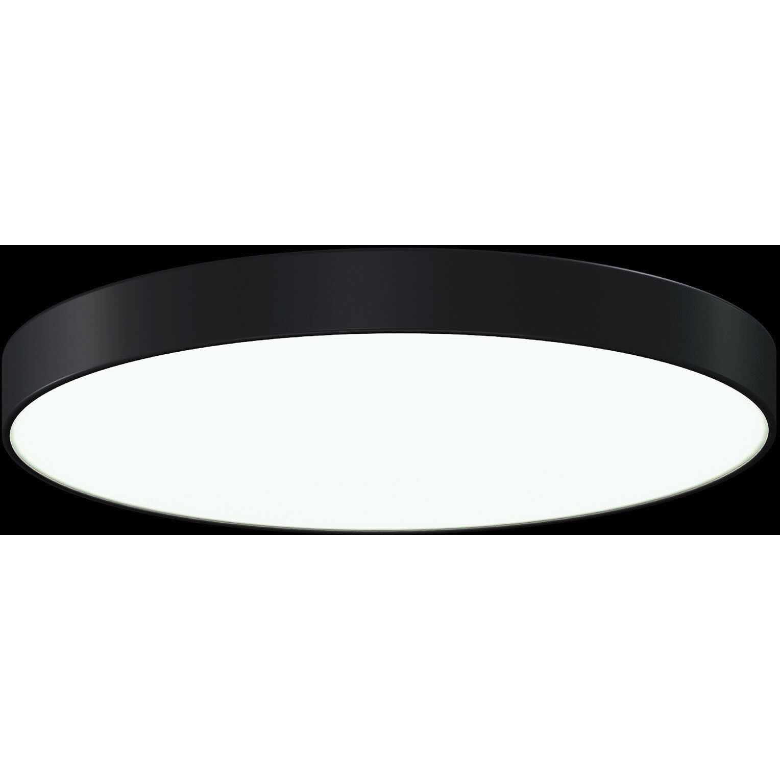 Pi LED 24 inch Satin Black Flush Mount Ceiling Light