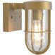 Cabin 1 Light 8.66 inch Antique Brass Exterior Wall Light