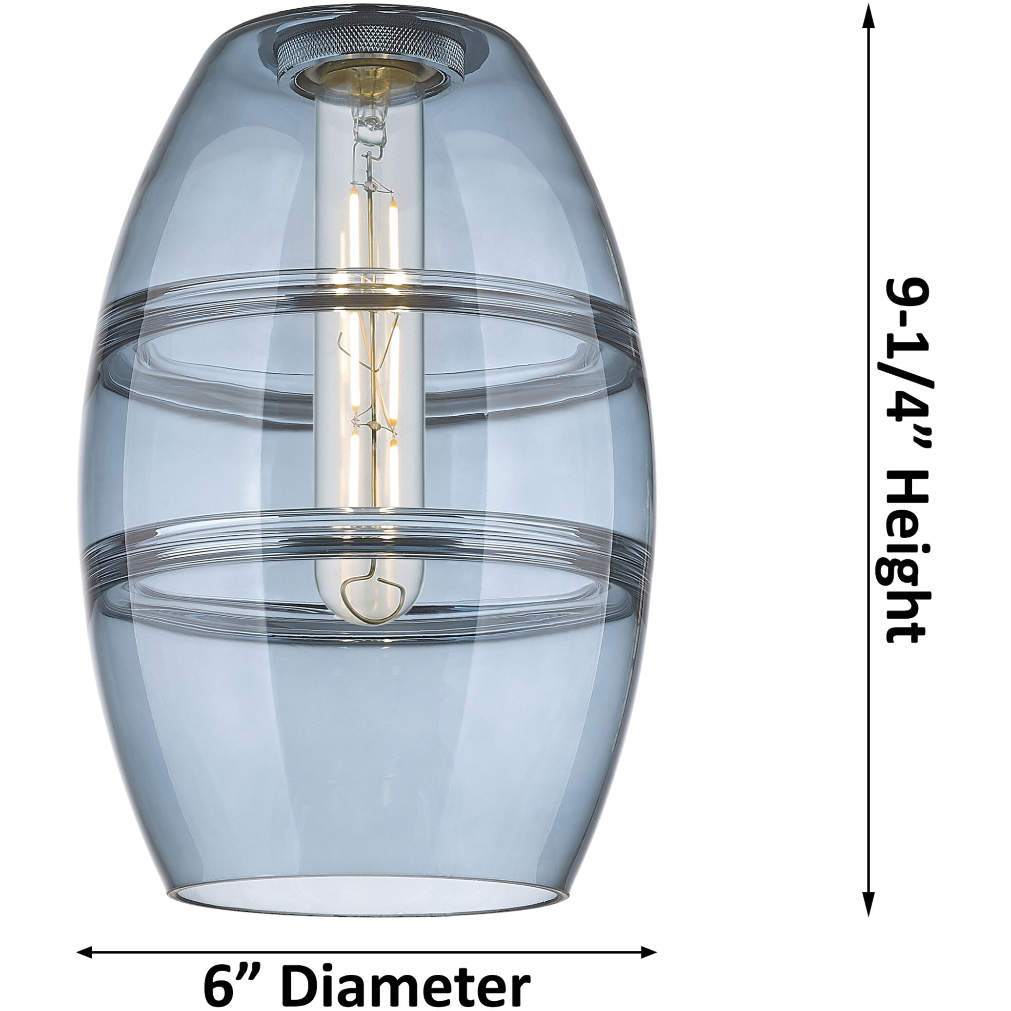 Ballston Vaz 1 Light 5.88 inch White Polished Chrome Stem Hung Mini Pendant Ceiling Light