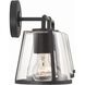Fulton Bath Vanity Light Wall Light in Antique White, Clear