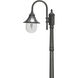 Orion 1 Light 94.63 inch Black Post Light, Solar