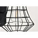Candor 1 Light 8 inch Black Wall Sconce Wall Light